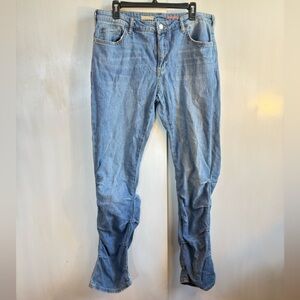 Pilcro for Anthropologie Ruched Jeans